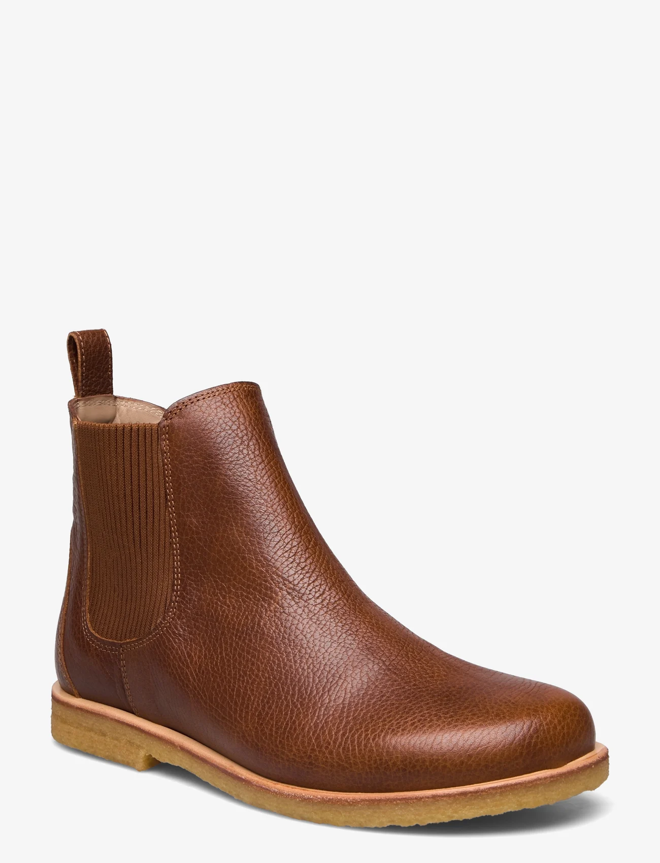 ANGULUS - Booties - flat - with elastic - chelsea boots - 2509/040 medium brown/ cognac - 0