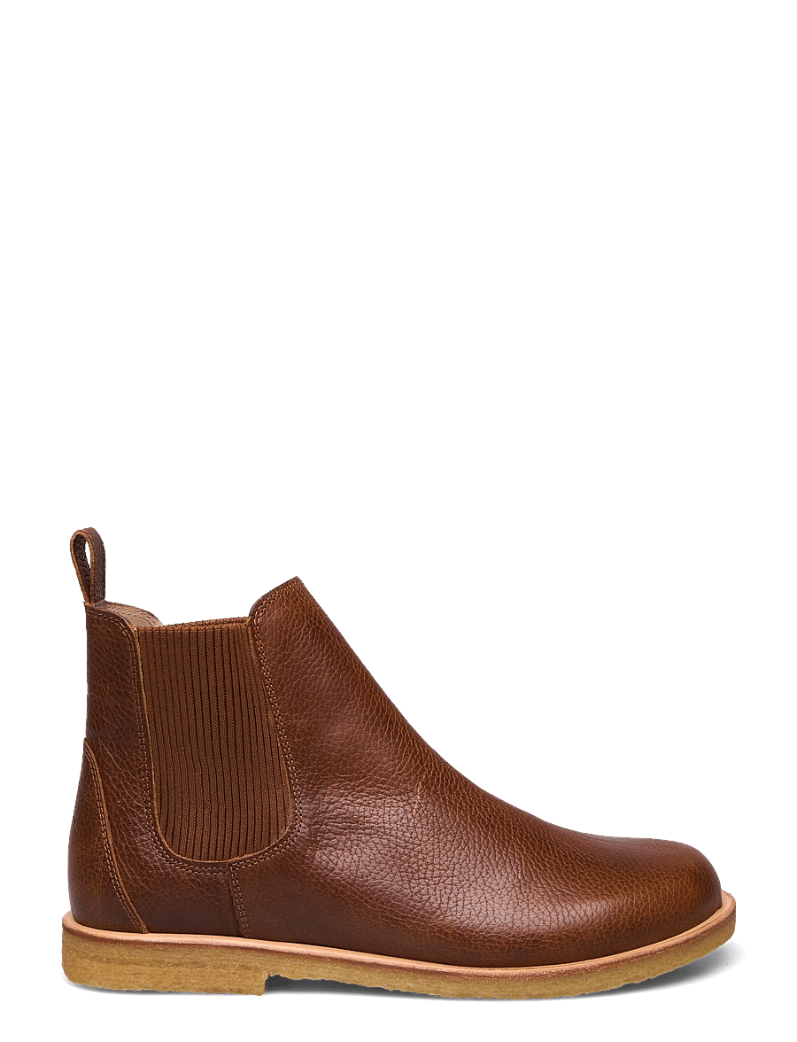 ANGULUS - Booties - flat - with elastic - bottes chelsea - 2509/040 medium brown/ cognac - 2