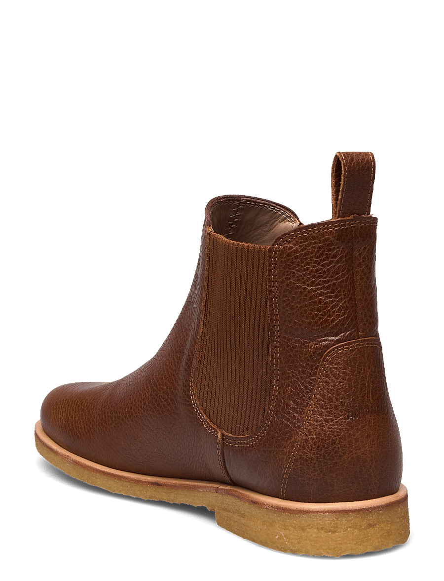 ANGULUS - Booties - flat - with elastic - bottes chelsea - 2509/040 medium brown/ cognac - 3