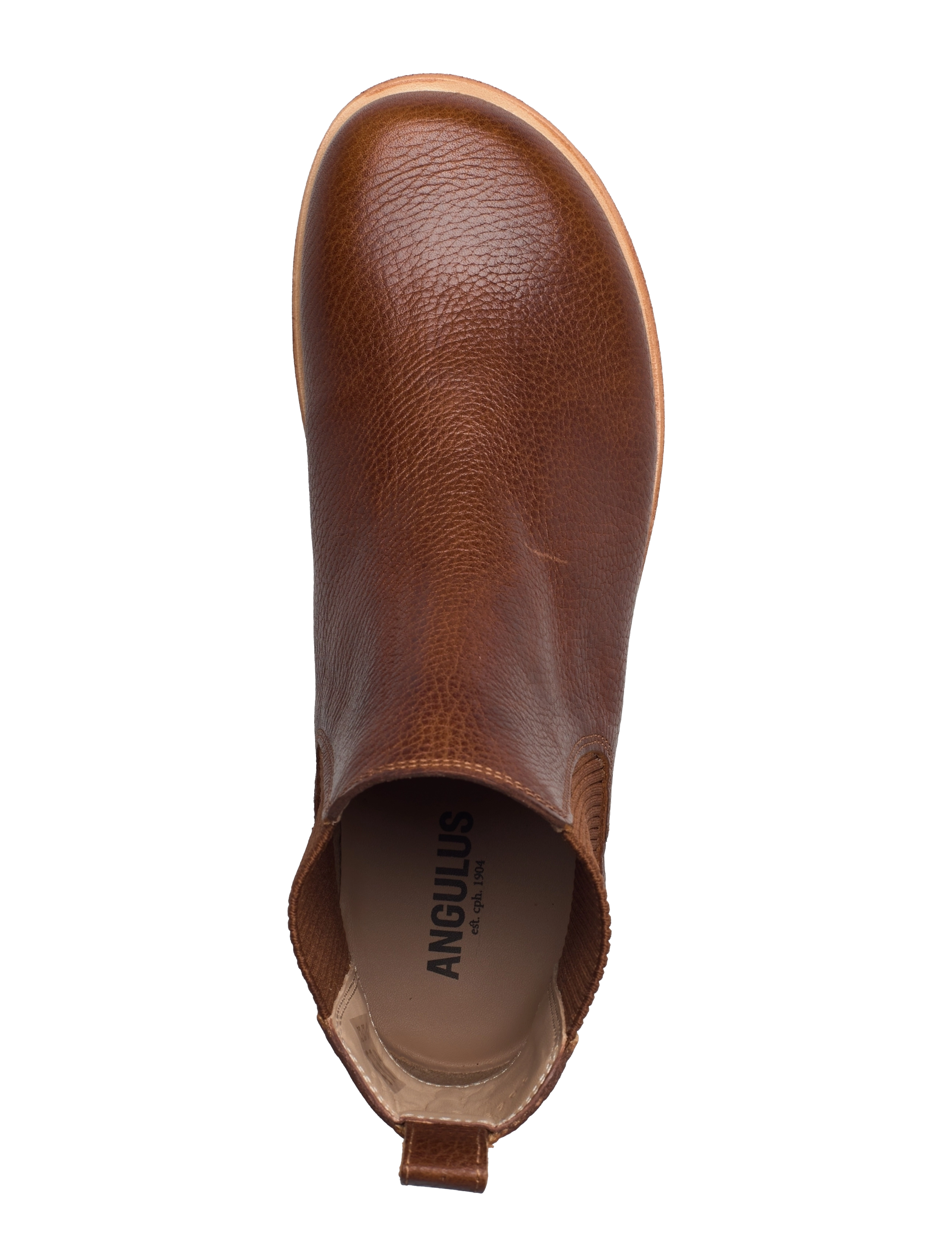 ANGULUS - Booties - flat - with elastic - bottes chelsea - 2509/040 medium brown/ cognac - 4