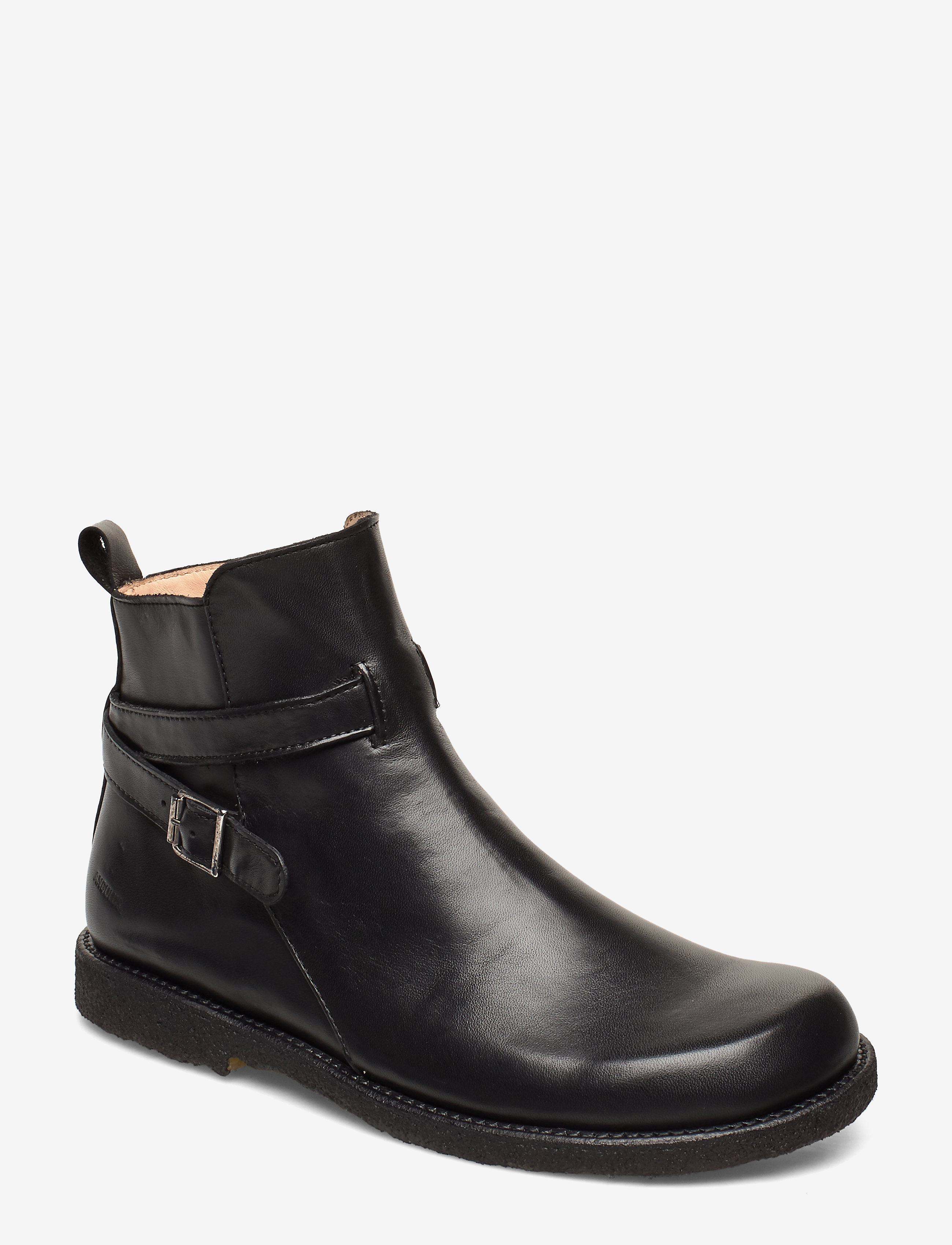 ANGULUS Booties - Flat, 36, Black, Ankelstøvler > Ankelstøvler Med Flad Hæl, Dame