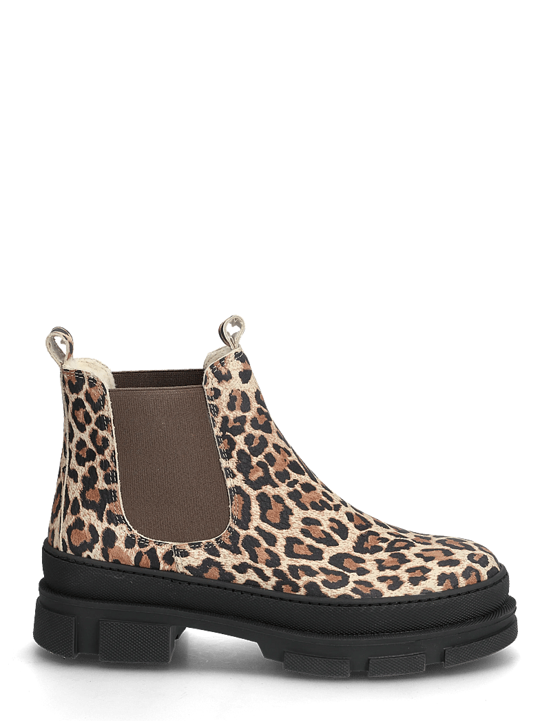 ANGULUS - Booties - flat - with elastic - schuhe - 4020/003 beige leo/brown elast - 1