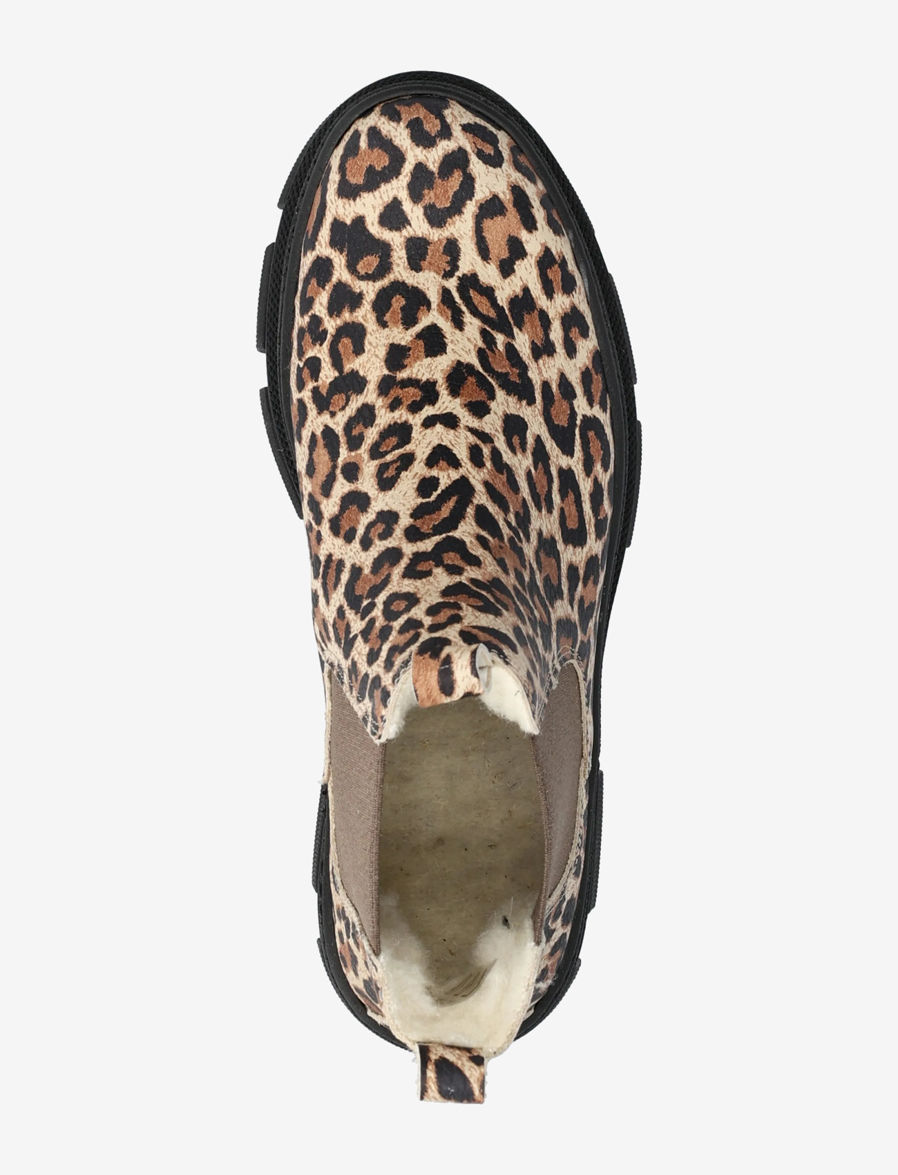 ANGULUS - Booties - flat - with elastic - sügisjalanõud - 4020/003 beige leo/brown elast - 3