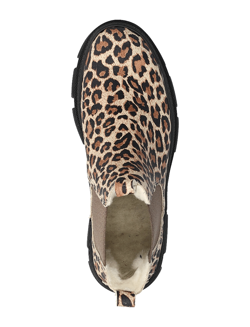 ANGULUS - Booties - flat - with elastic - schuhe - 4020/003 beige leo/brown elast - 3