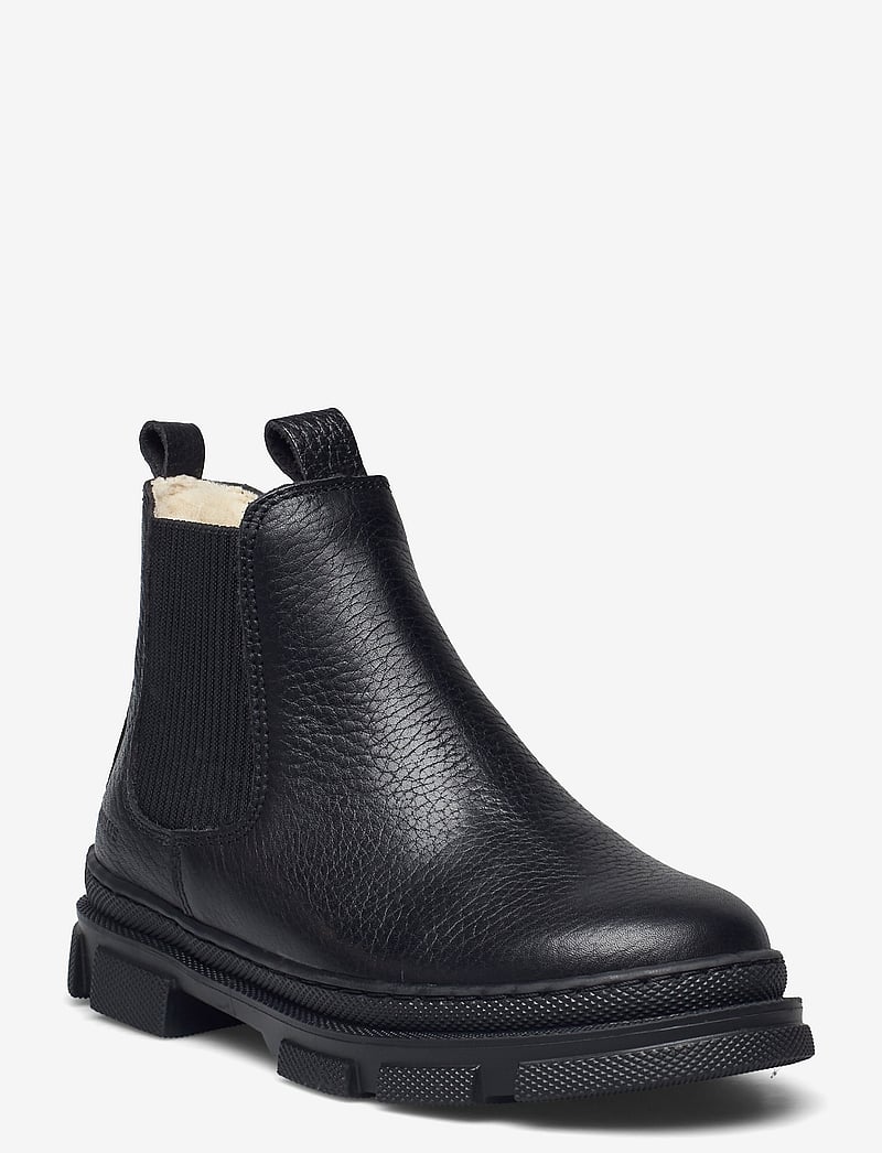 ANGULUS - Booties - flat - with elastic - skor - 2504/019 black/black - 1