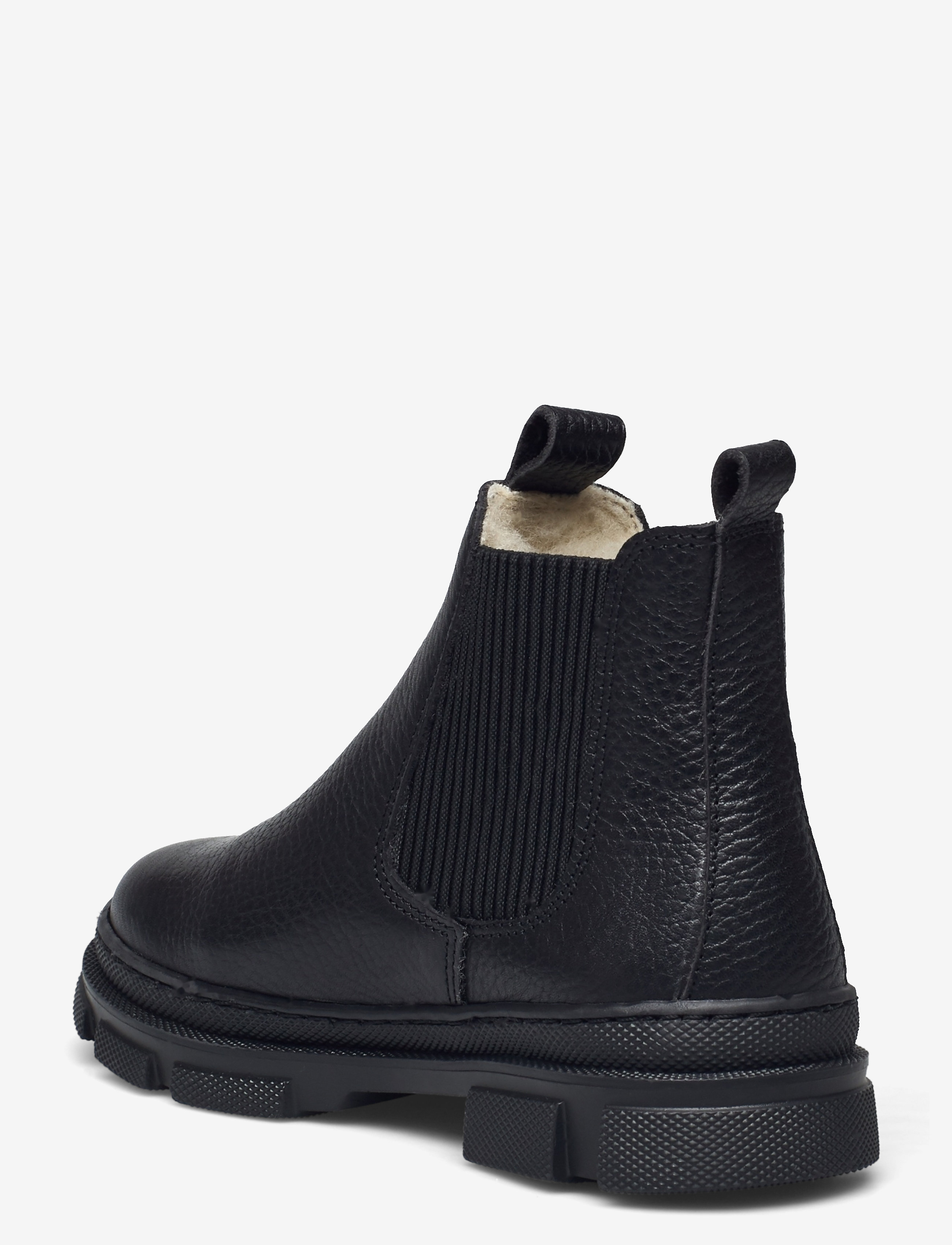 ANGULUS - Booties - flat - with elastic - vintersko - 2504/019 black/black - 3