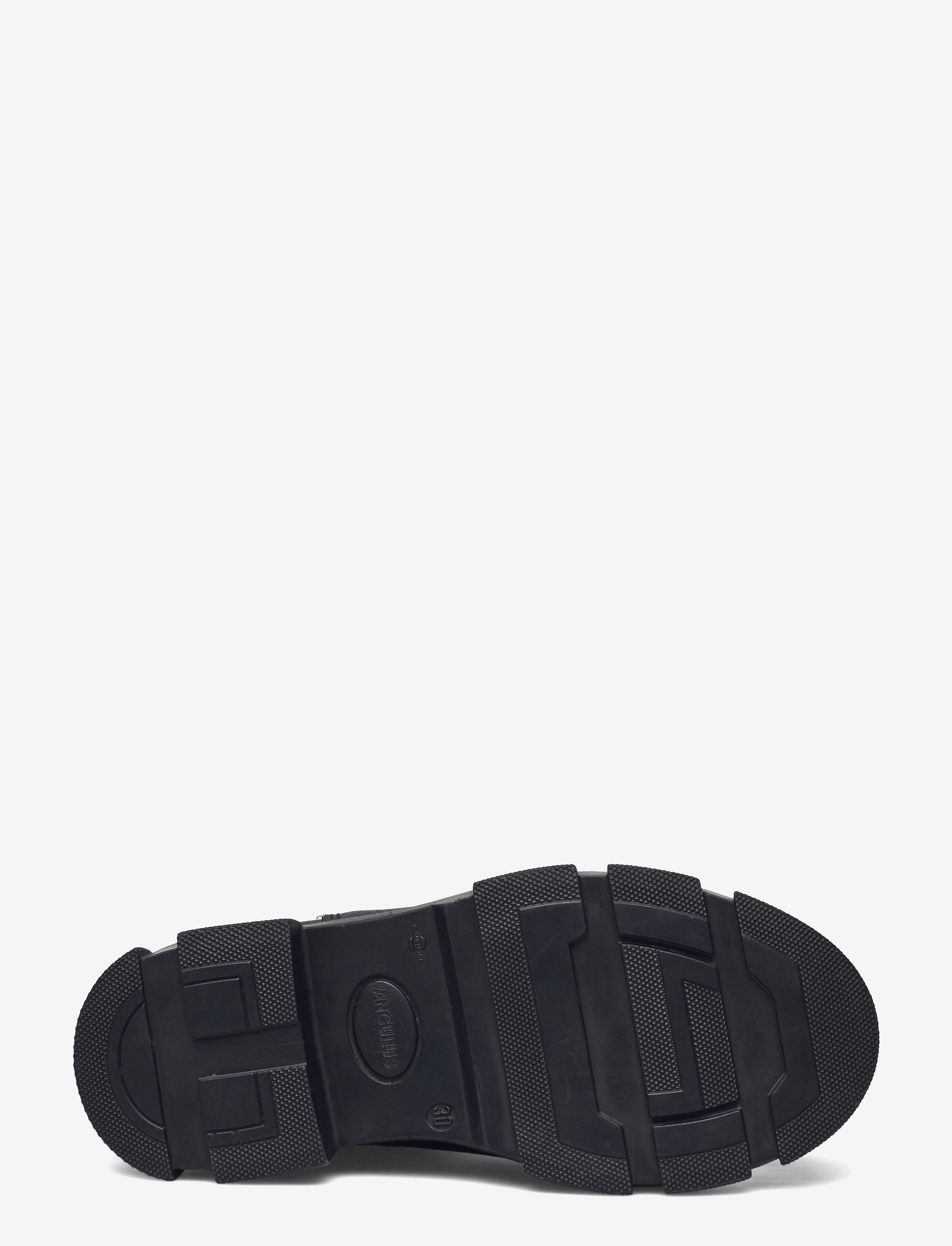 ANGULUS - Booties - flat - with elastic - vintersko - 2504/019 black/black - 5
