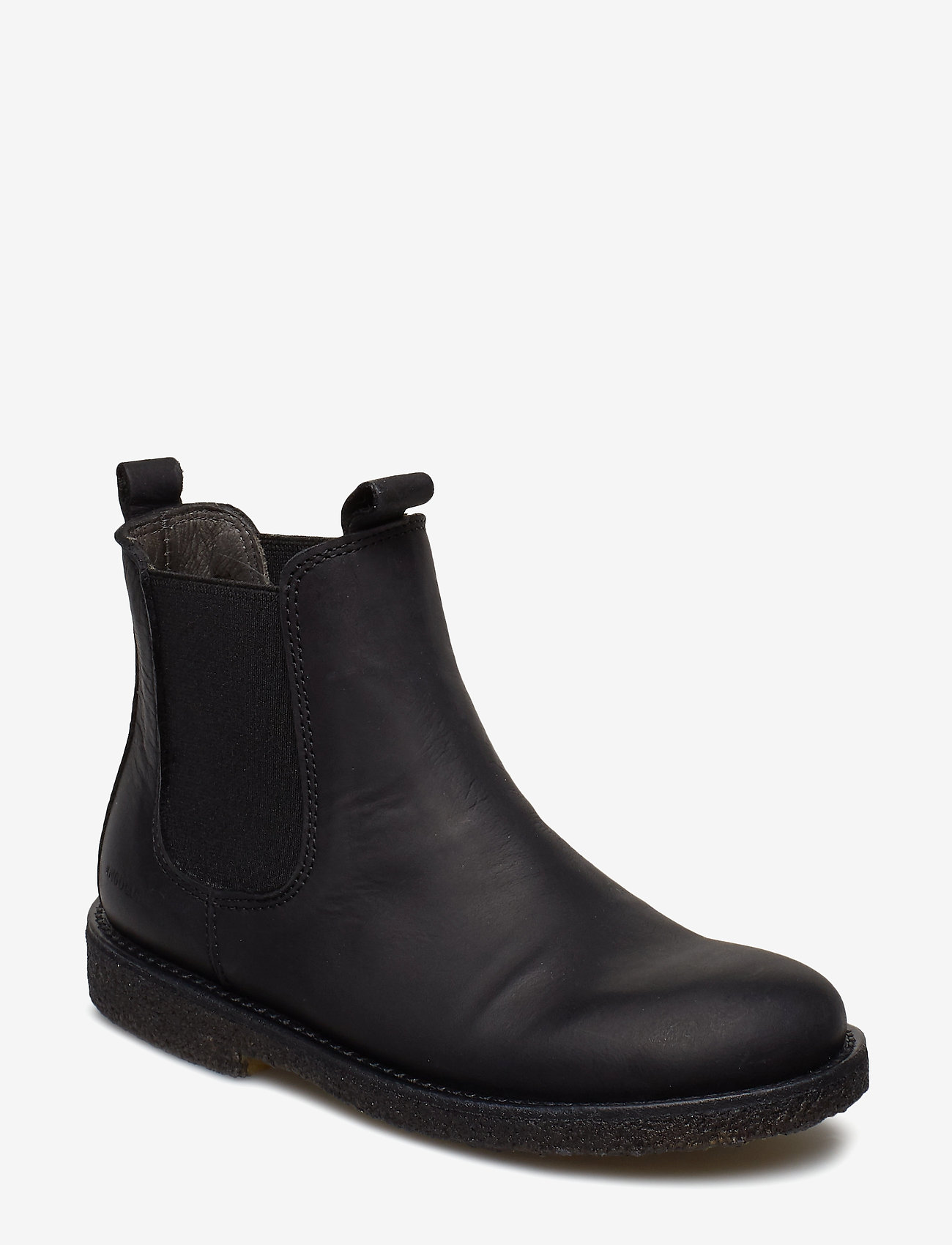 ANGULUS - Booties - flat - with elastic - 2500/001 black/black - 0