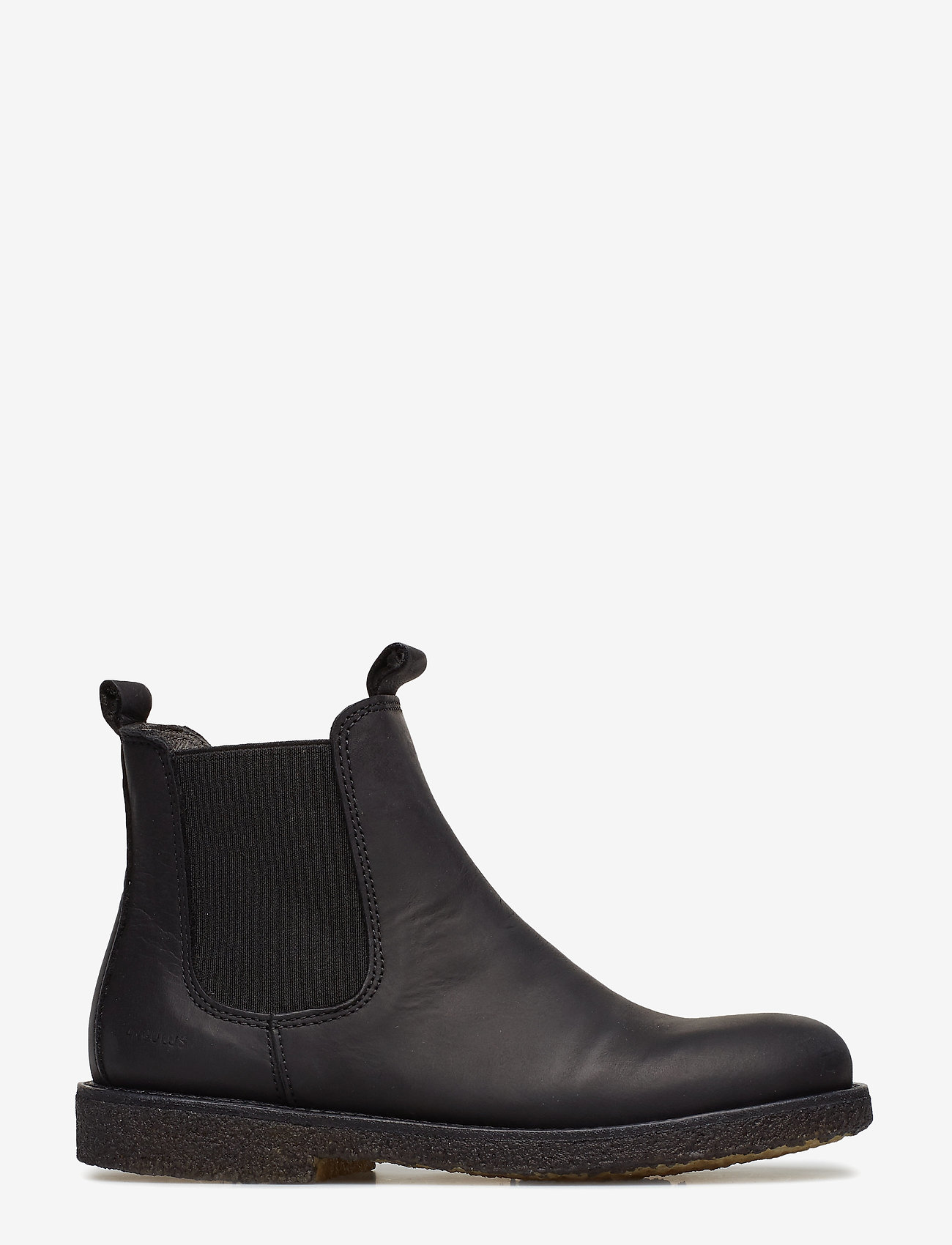 ANGULUS - Booties - flat - with elastic - 2500/001 black/black - 2