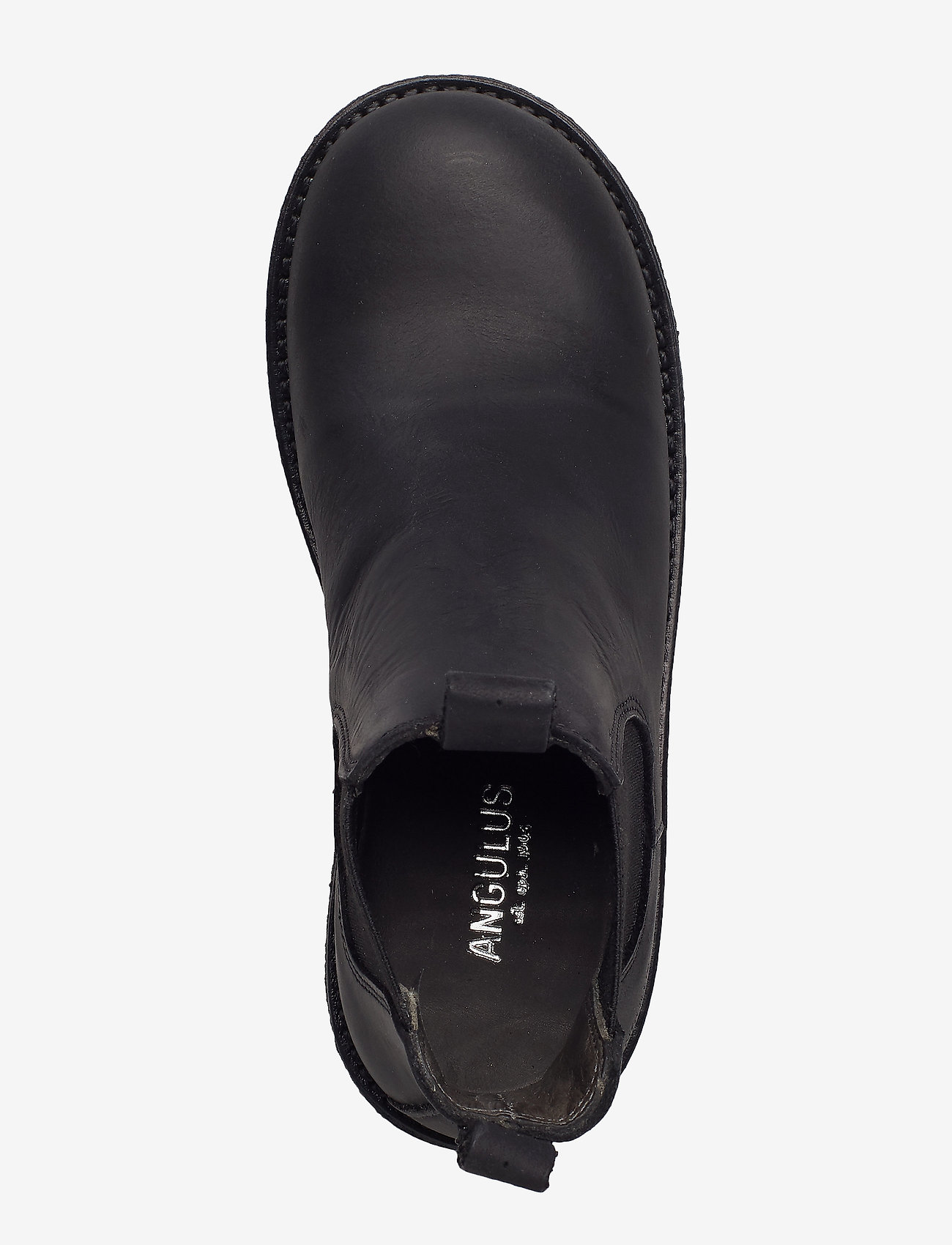ANGULUS - Booties - flat - with elastic - 2500/001 black/black - 4