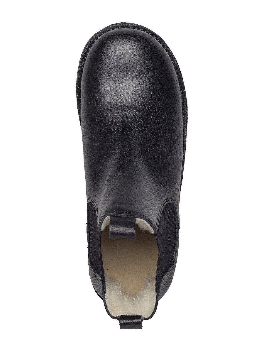 ANGULUS - Booties - flat - with elastic - stiefel - 2504/001 black/black - 3