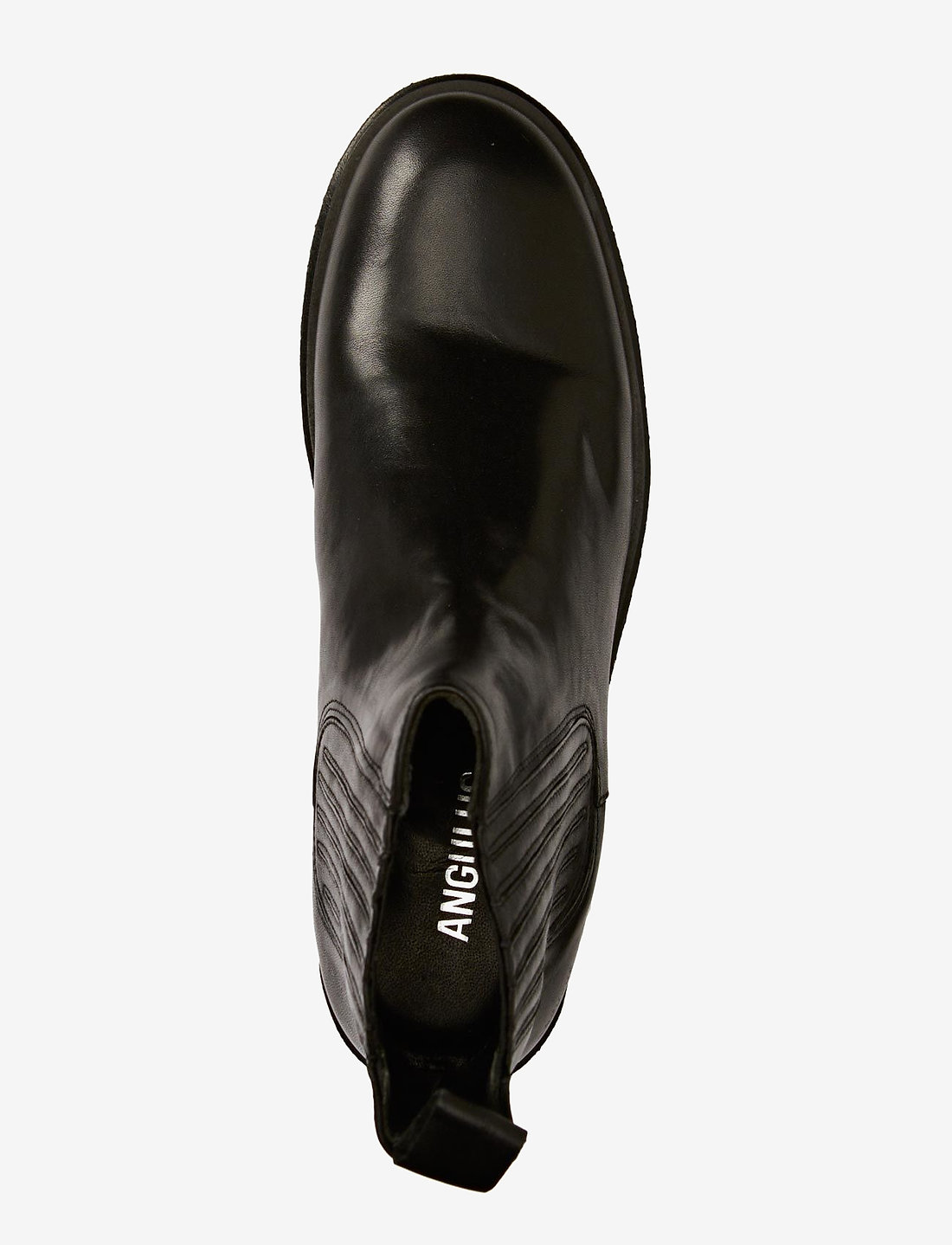 ANGULUS - Booties - flat - with elastic - chelsea støvler - 1604/001 black/black - 2