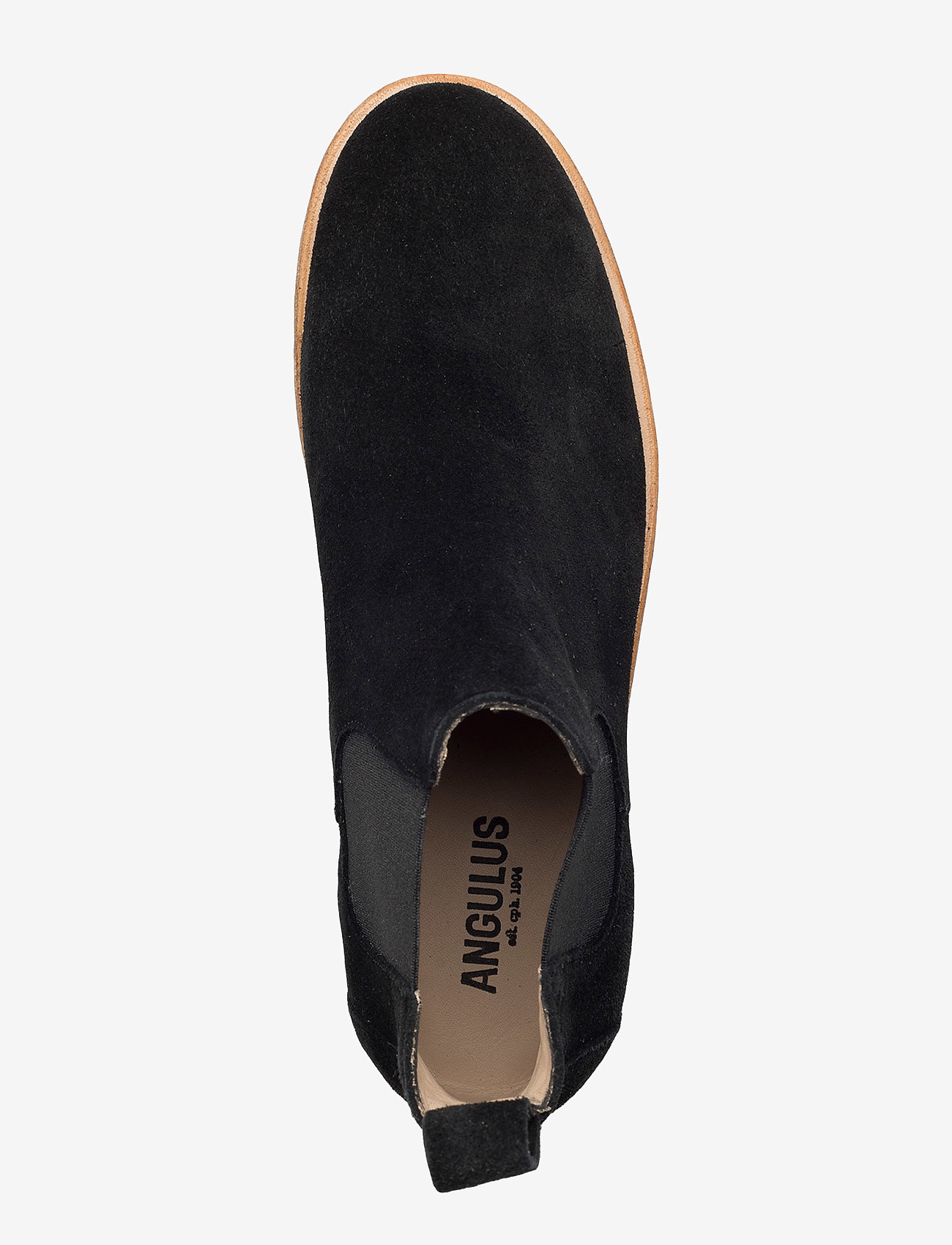 ANGULUS - Booties - flat - with elastic - 1163/019 black/black - 1
