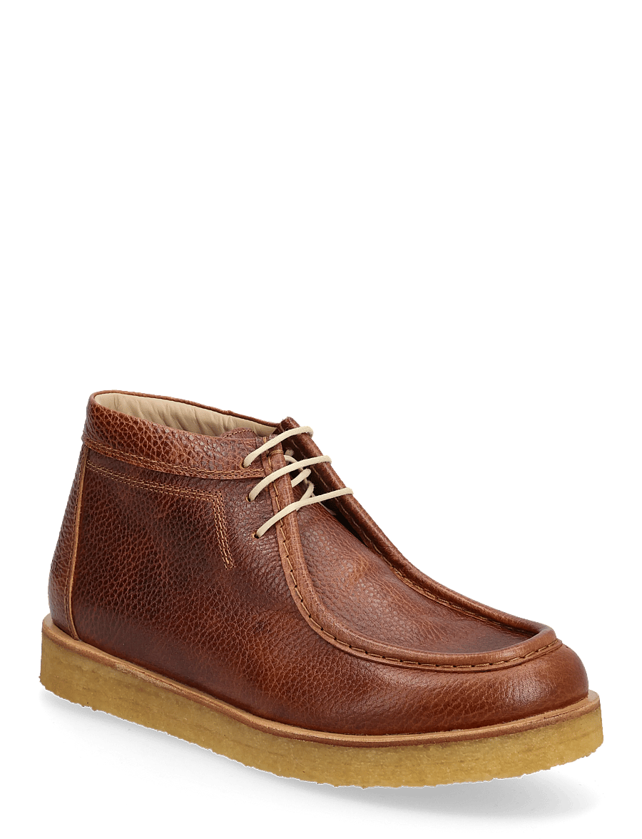 ANGULUS - Shoes - flat - with lace - płaskie botki - 2509 cognac - 0