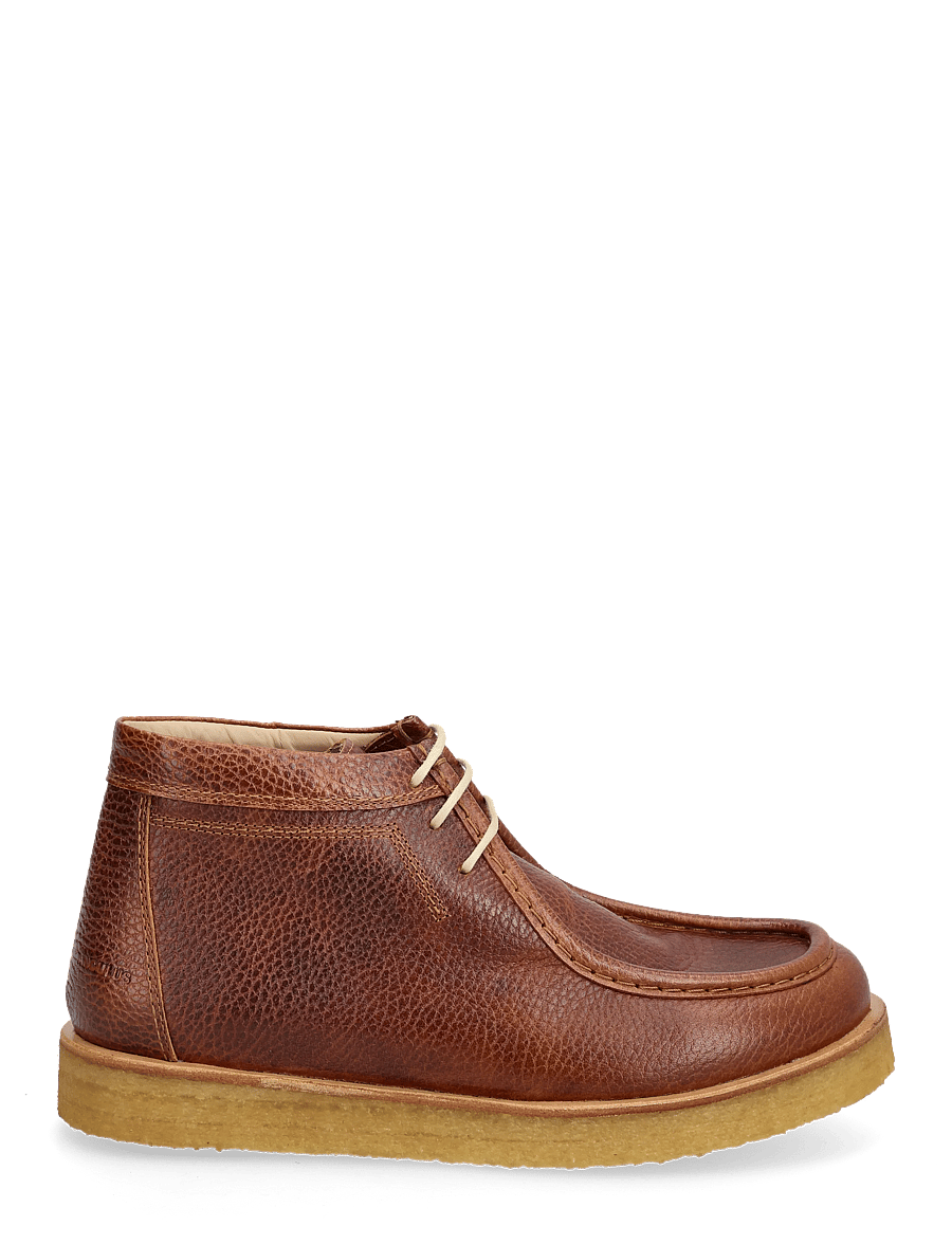 ANGULUS - Shoes - flat - with lace - płaskie botki - 2509 cognac - 1
