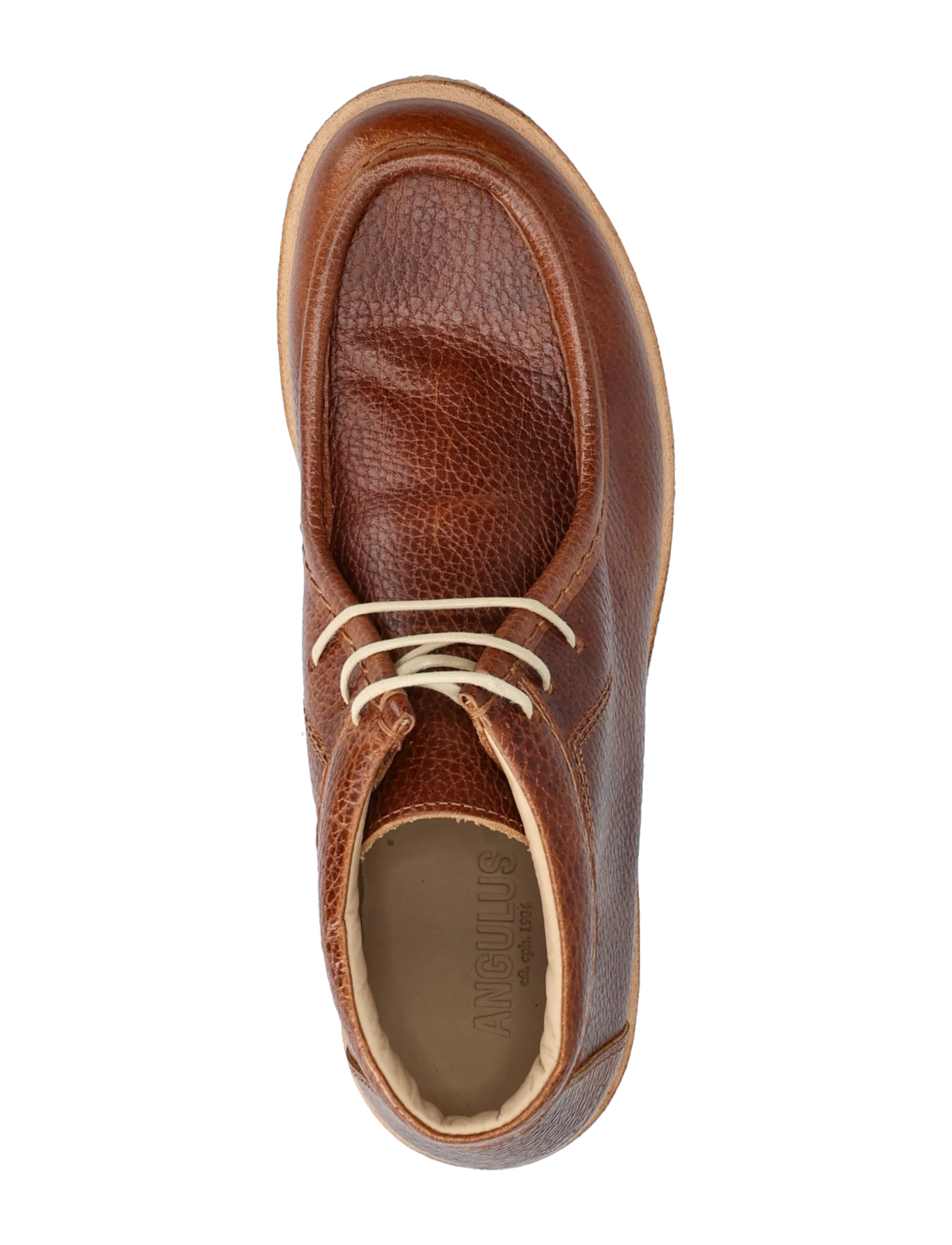 ANGULUS - Shoes - flat - with lace - płaskie botki - 2509 cognac - 3