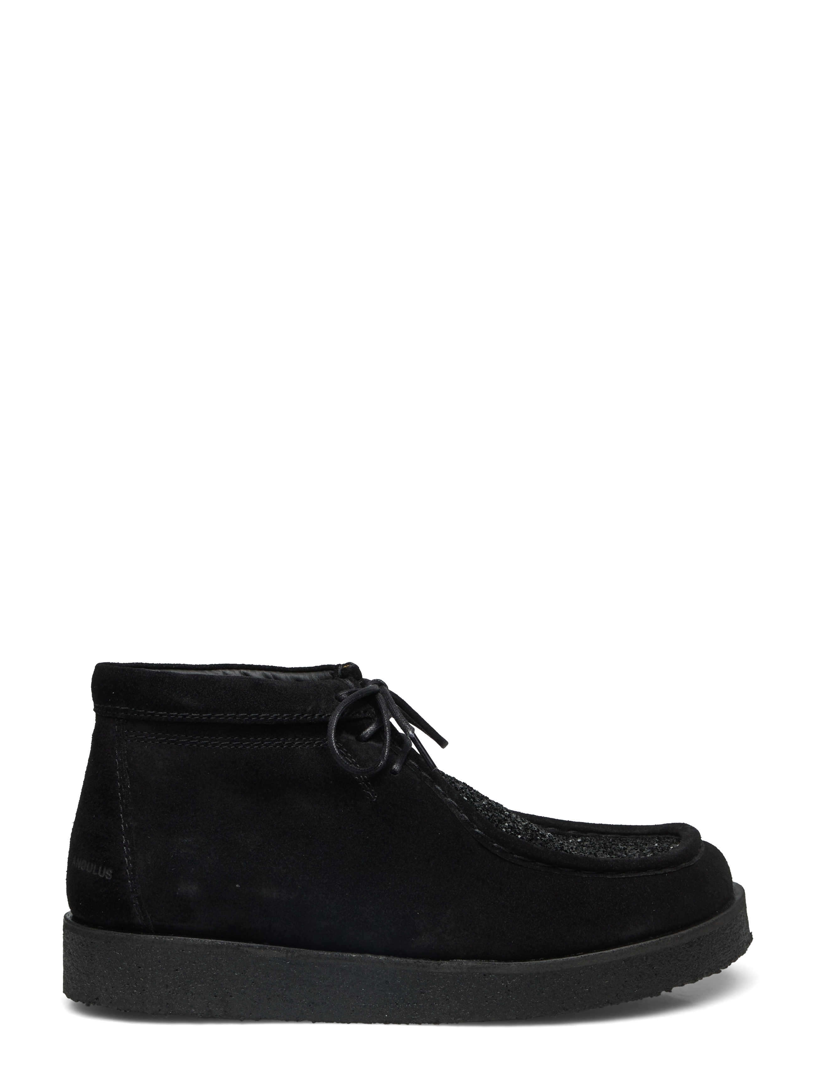 ANGULUS - Shoes - flat - with lace - 1163/2486 black/black glitter - 1