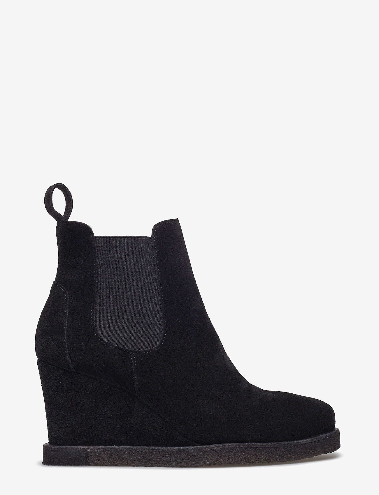 ANGULUS - Booties - Wedge - with elastic - 1604/001 black/black - 2