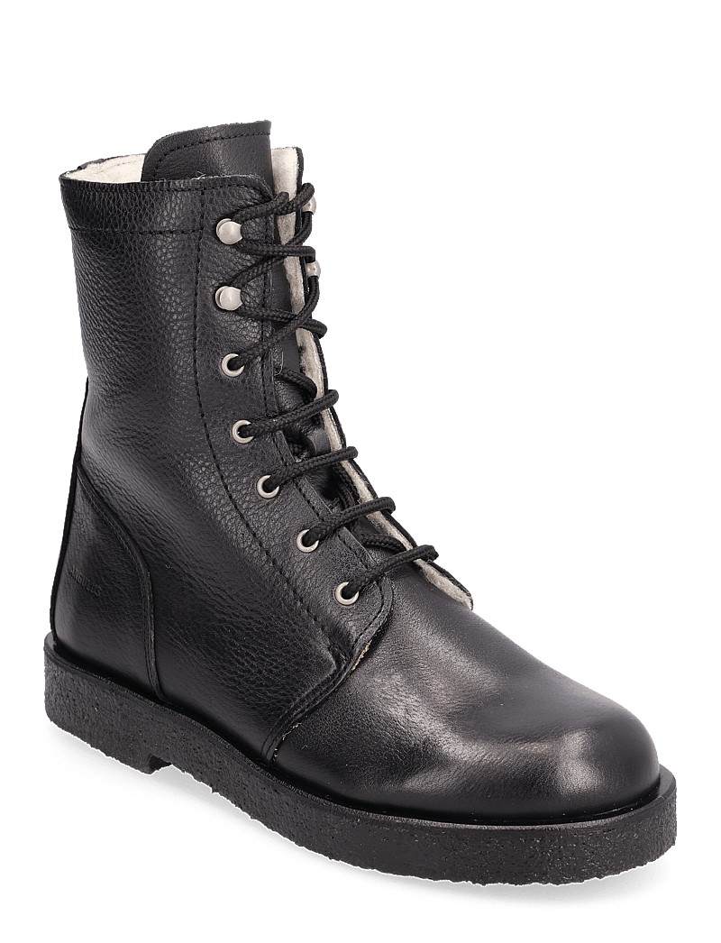 ANGULUS - Boots - flat - with laces - paeltega saapad - 1933 black - 0