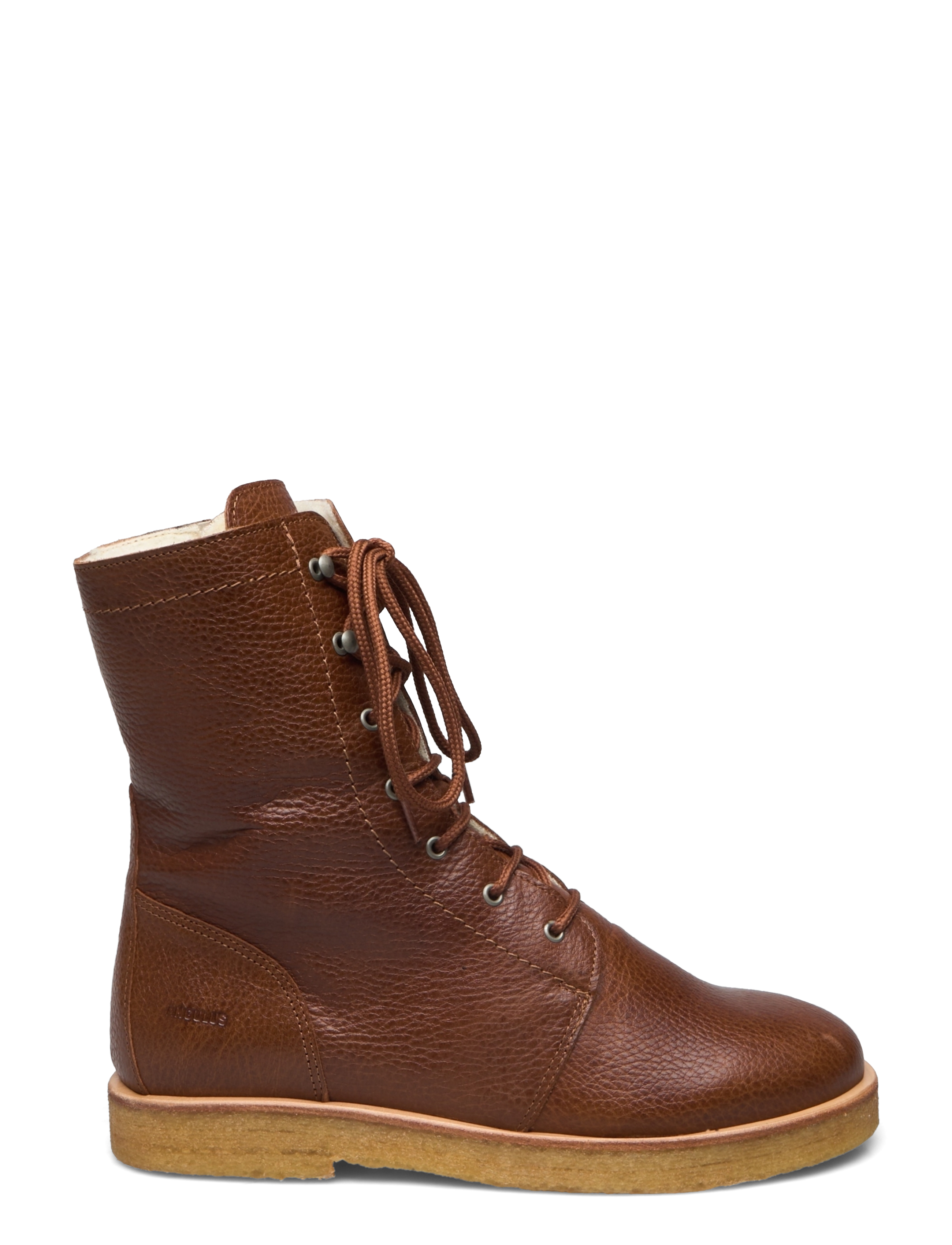 ANGULUS - Boots - flat - with laces - flache stiefeletten - 2509 cognac - 1