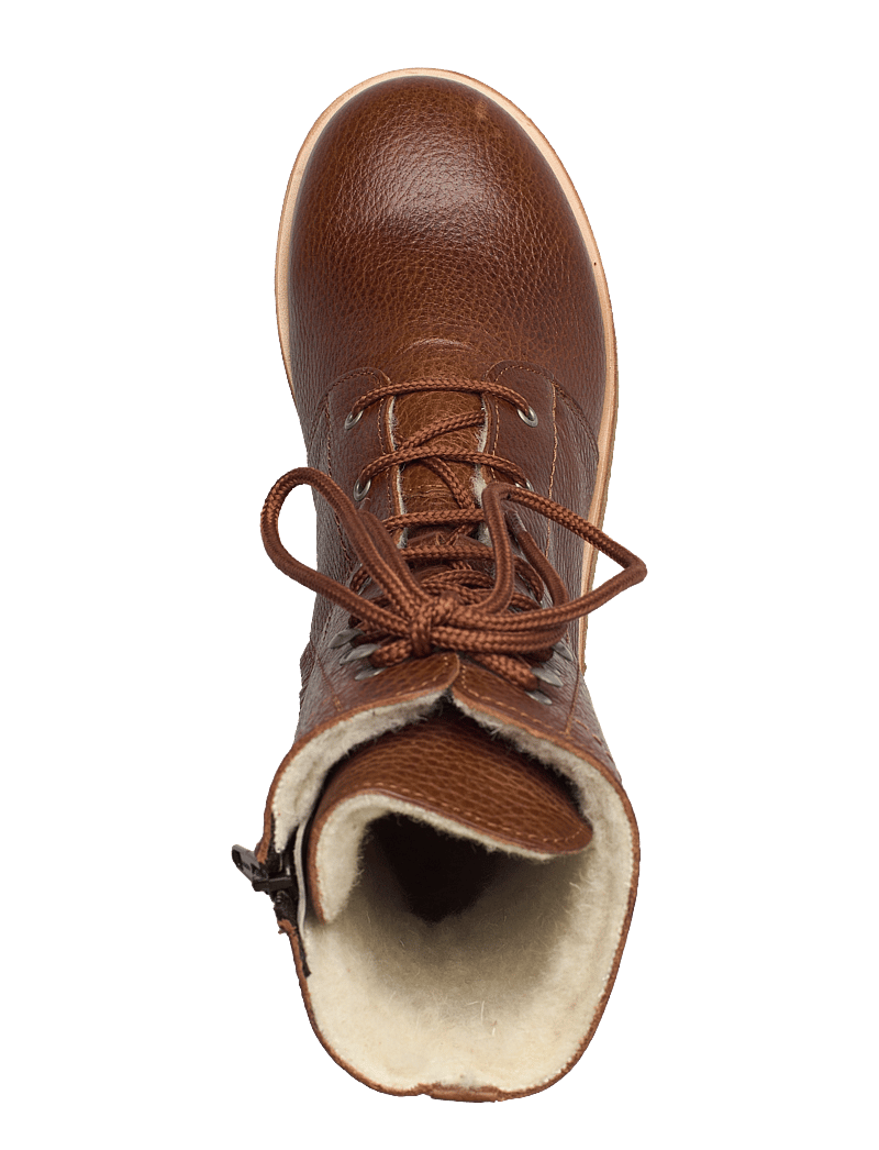 ANGULUS - Boots - flat - with laces - platta ankelboots - 2509 cognac - 3