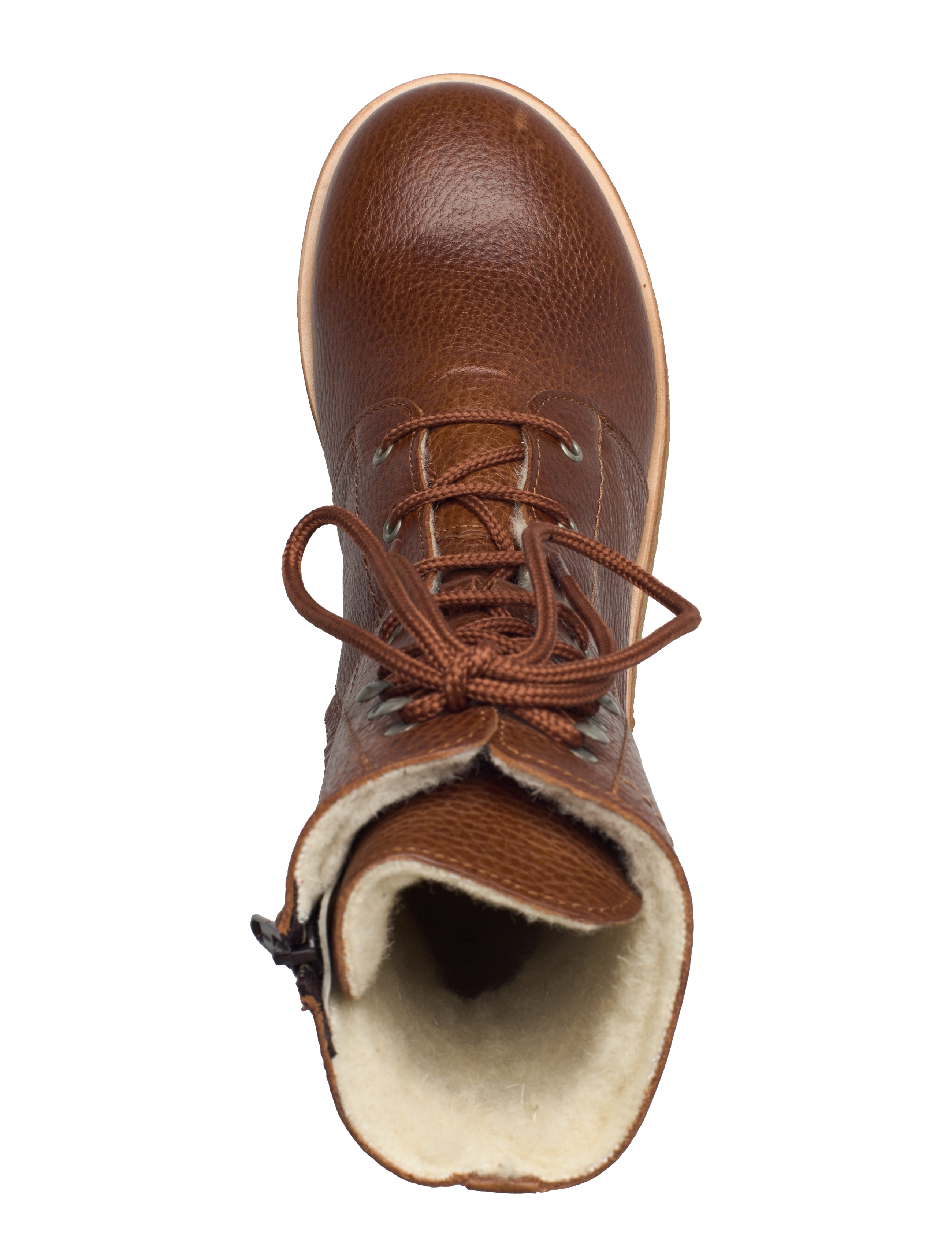 ANGULUS - Boots - flat - with laces - flache stiefeletten - 2509 cognac - 3