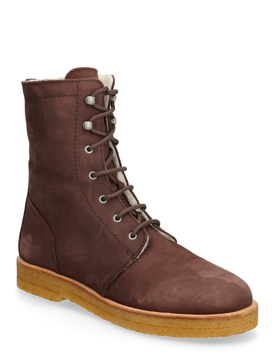 ANGULUS - Boots - flat - with laces - flat ankle boots - 2581 brown - 0
