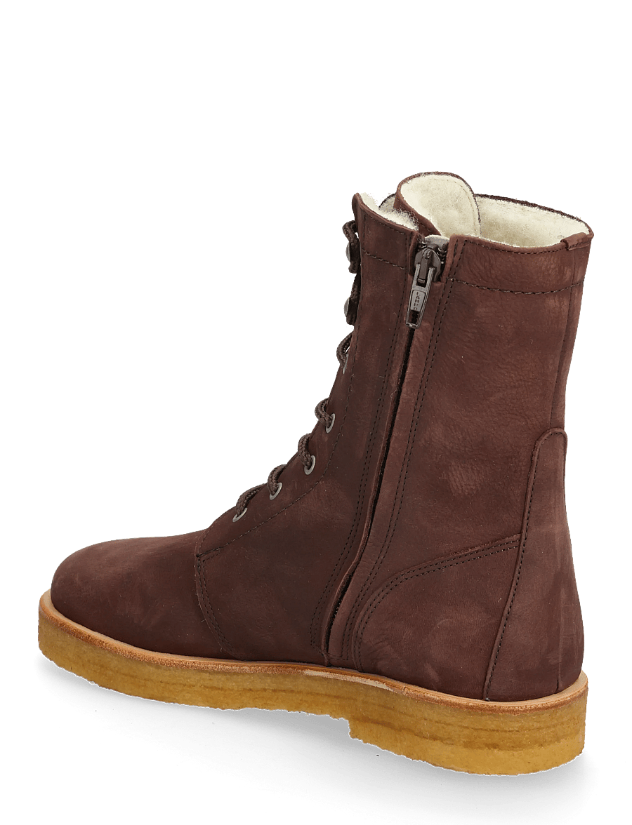 ANGULUS - Boots - flat - with laces - flat ankle boots - 2581 brown - 2