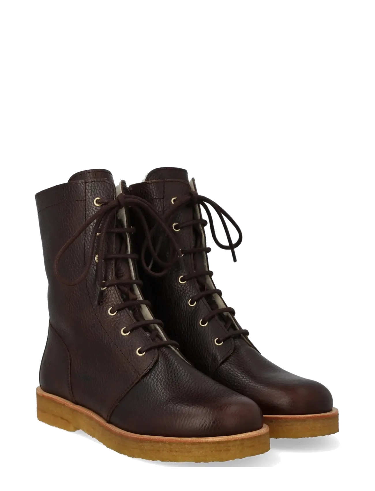 Boots Flat With Laces