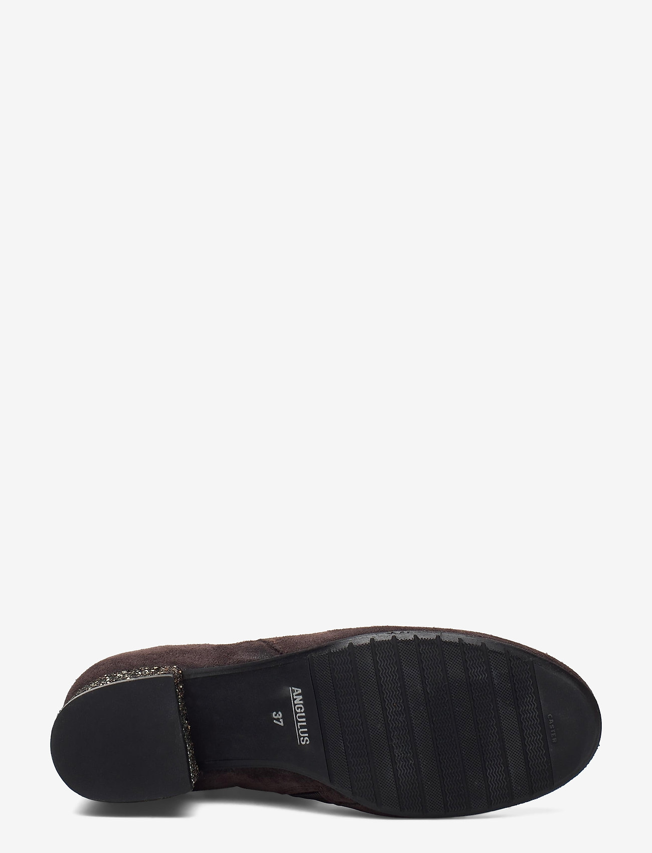 ANGULUS - Bootie - block heel - with zippe - 2193/2487 brown/copper glit - 4