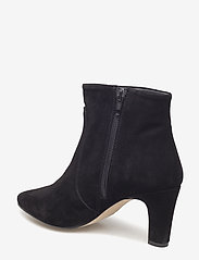 ANGULUS - Bootie - block heel - with zippe - 1163 black - 2