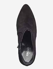 ANGULUS - Bootie - block heel - with zippe - 1163 black - 3