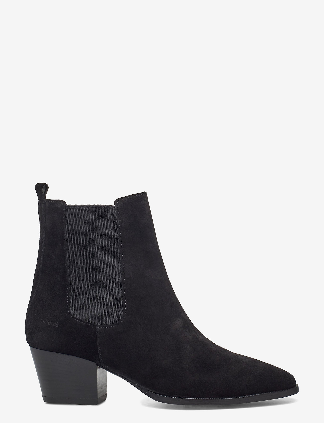 ANGULUS - Booties - Block heel - with elas - 1163/019 black/black - 1