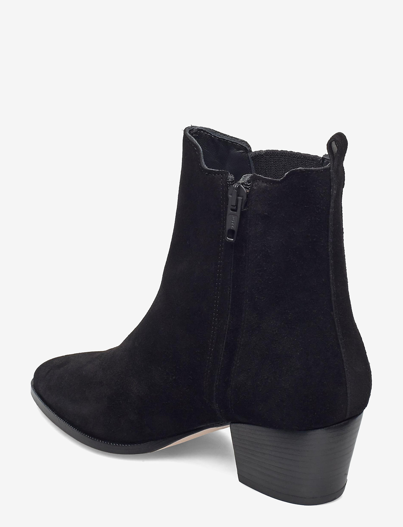 ANGULUS - Booties - Block heel - with elas - 1163/019 black/black - 2