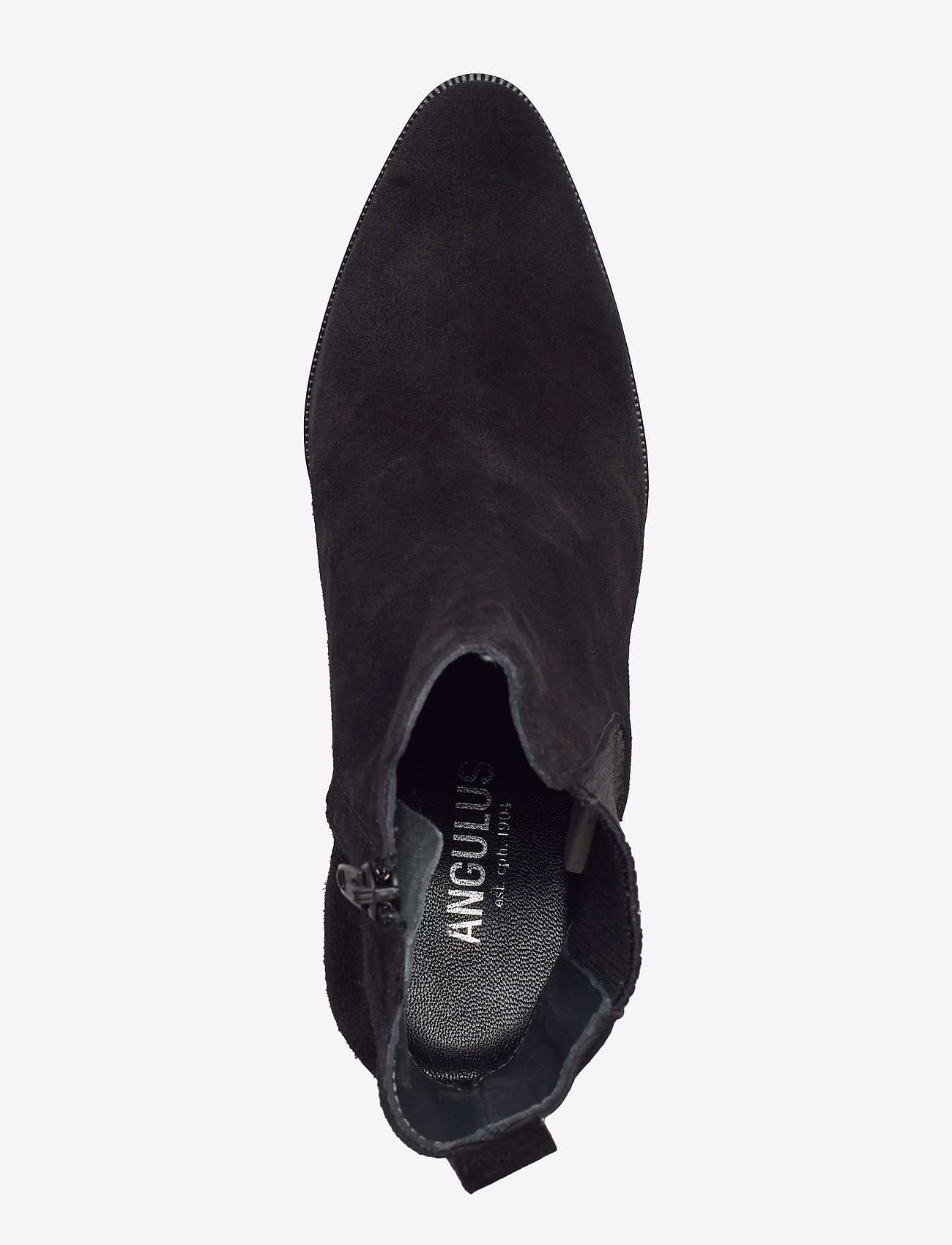 ANGULUS - Booties - Block heel - with elas - 1163/019 black/black - 3