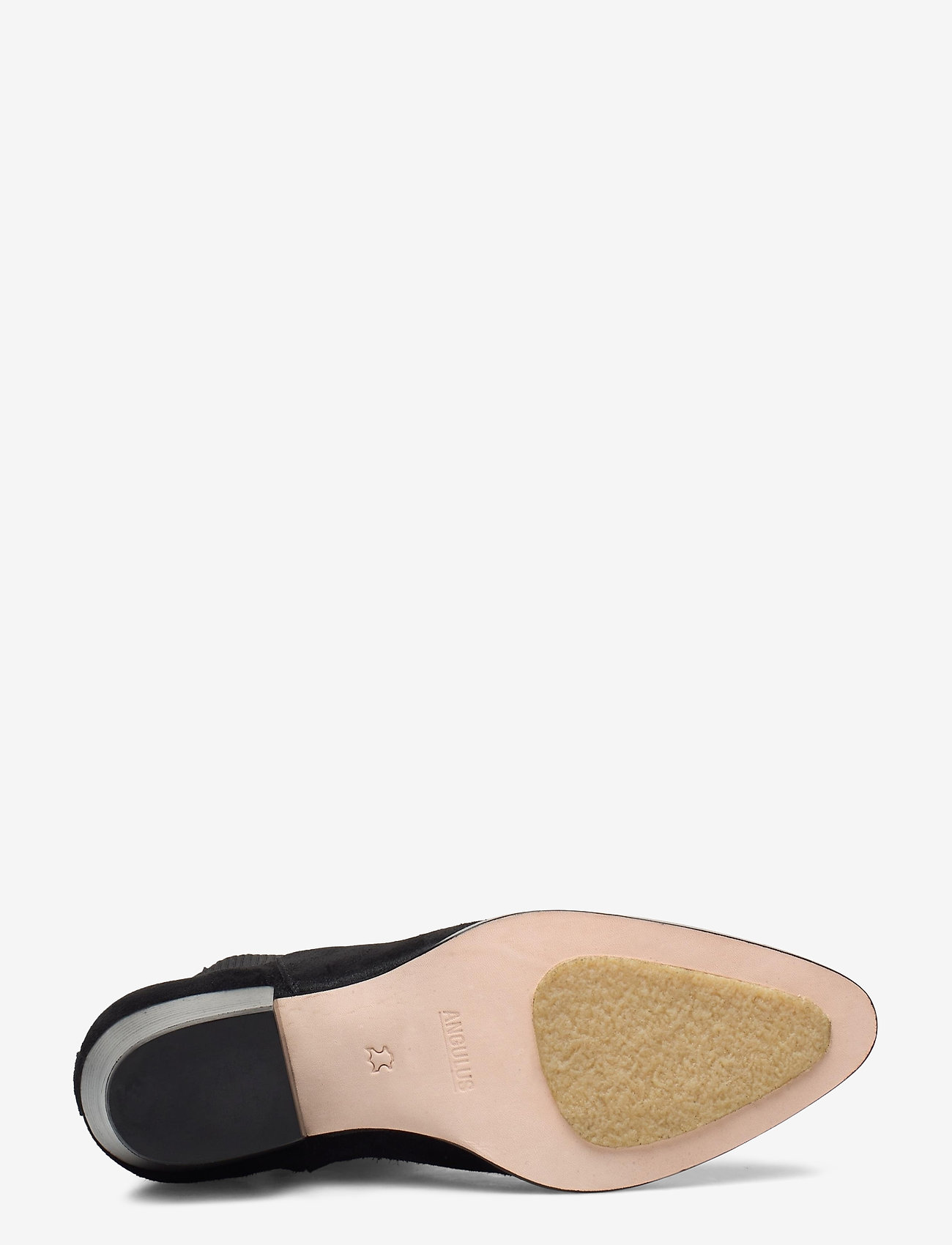 ANGULUS - Booties - Block heel - with elas - 1163/019 black/black - 4