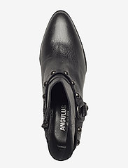ANGULUS - Bootie - block heel - with zippe - 1933 black - 3