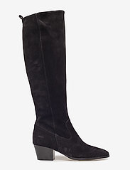 ANGULUS - Bootie - block heel - with zippe - 1163 black - 2