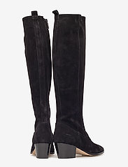 ANGULUS - Bootie - block heel - with zippe - 1163 black - 4