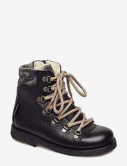 Boots - flat - 2504/2175/1604 BLACK/ARMY PRIN
