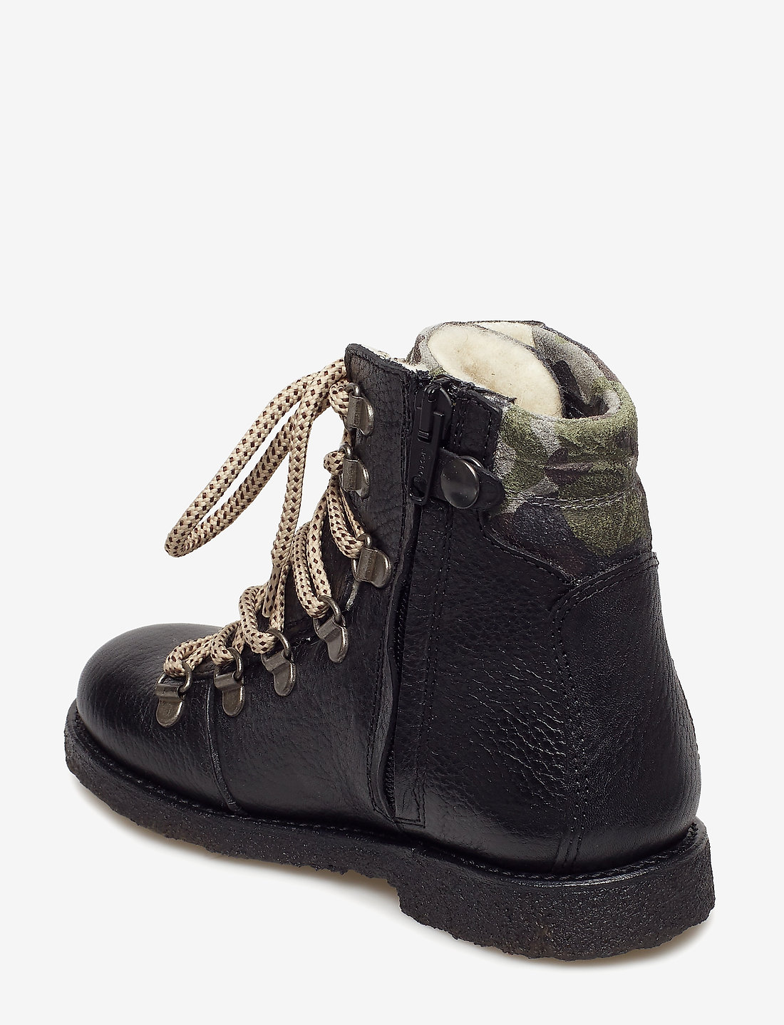 ANGULUS - Boots - flat - vinter boots - 2504/2175/1604 black/army prin - 2