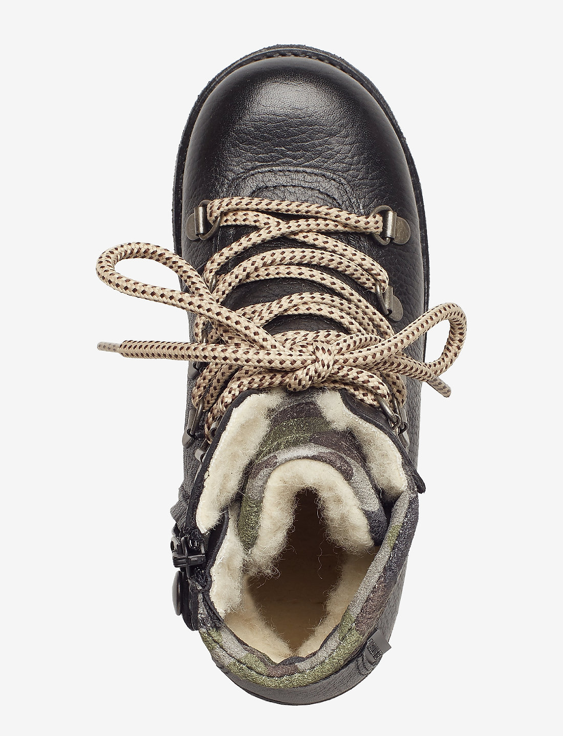 ANGULUS - Boots - flat - vinter boots - 2504/2175/1604 black/army prin - 3