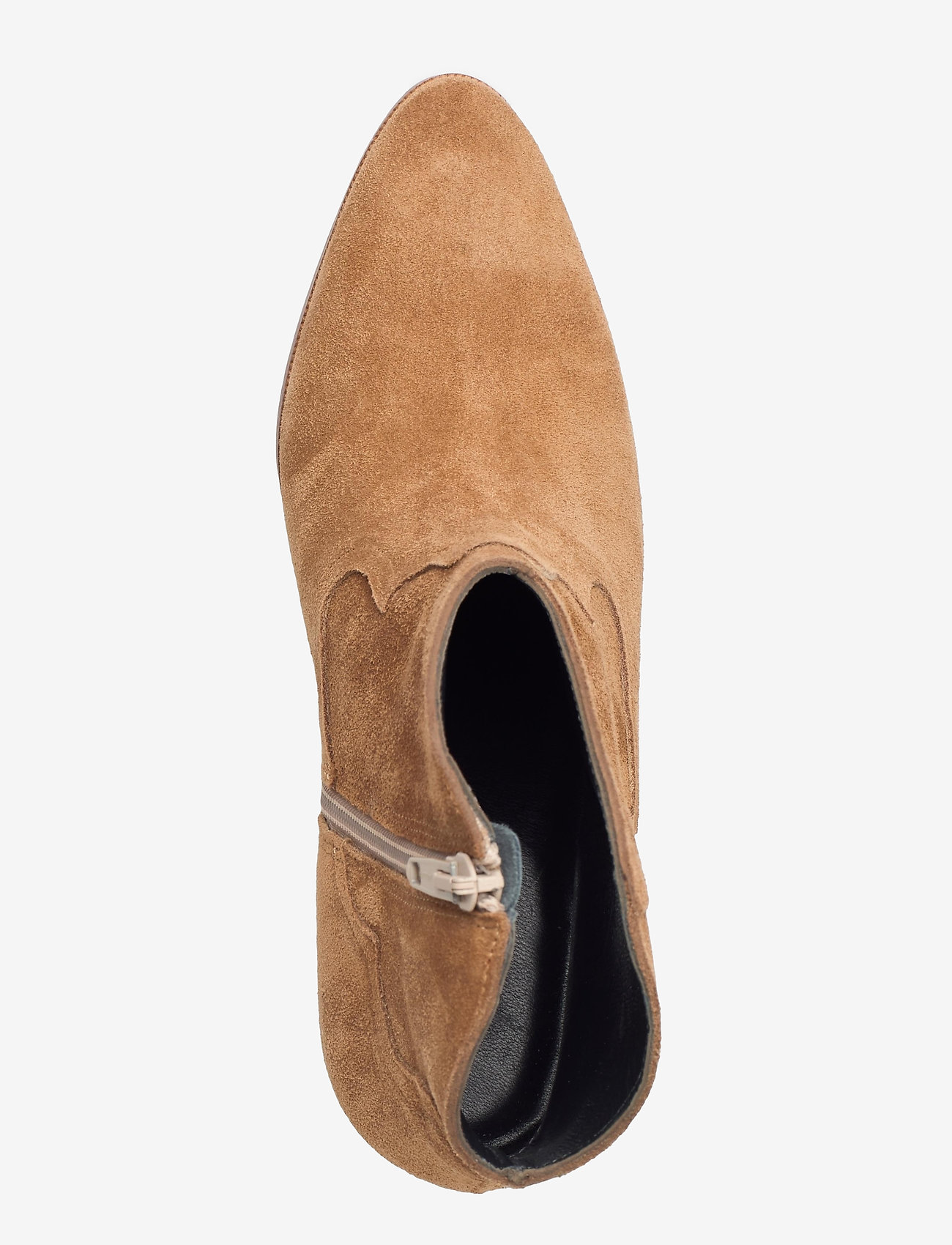 ANGULUS - Booties - Block heel - with elas - 1168 tan - 3