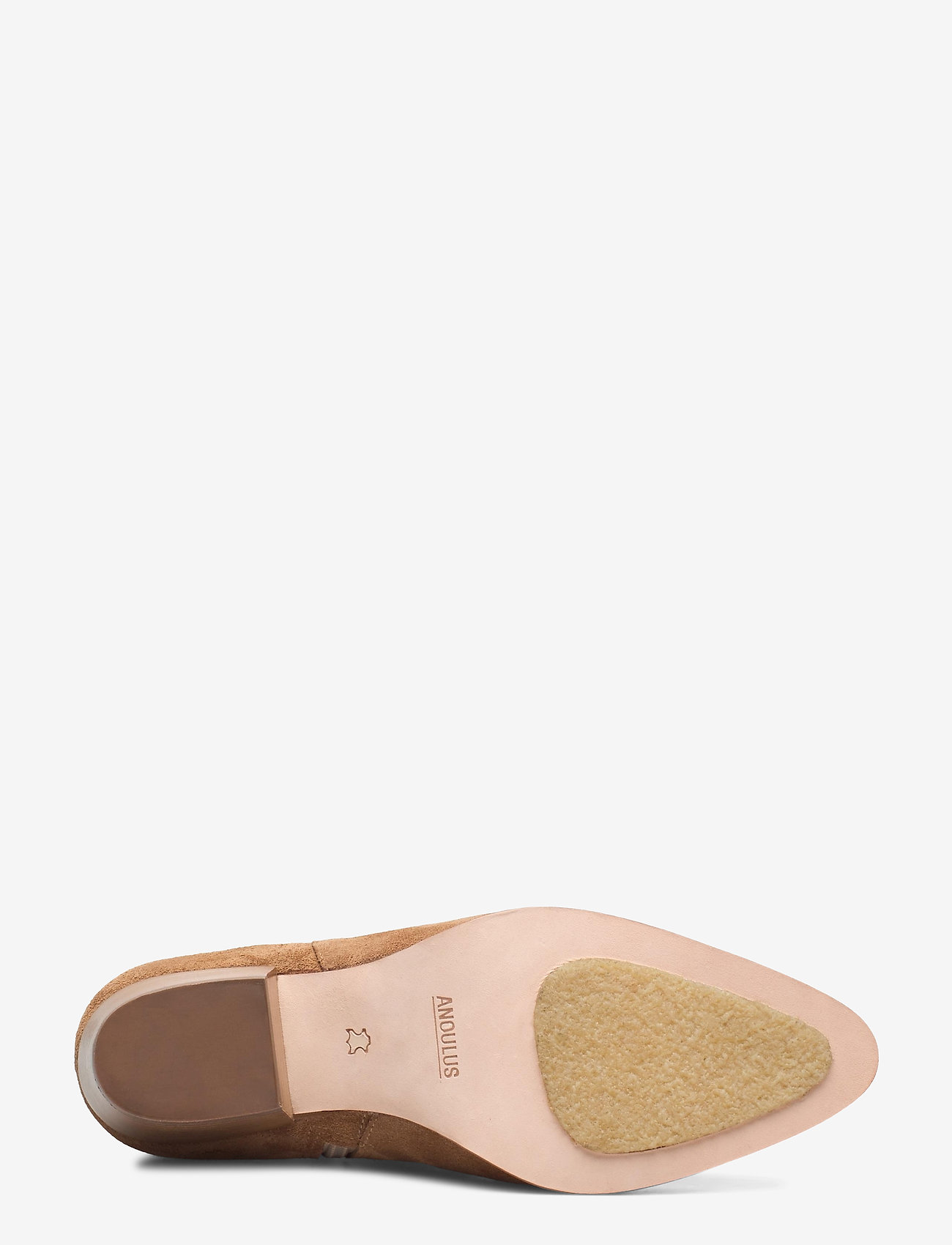 ANGULUS - Booties - Block heel - with elas - 1168 tan - 4