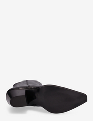 ANGULUS - Bootie - block heel - with zippe - høye hæler - 1604 black - 4