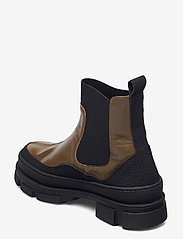 ANGULUS - Boots - flat - chelsea stila zābaki - 1321/1841/019  black/d. oliven - 2