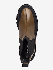 ANGULUS - Boots - flat - chelsea stila zābaki - 1321/1841/019  black/d. oliven - 3
