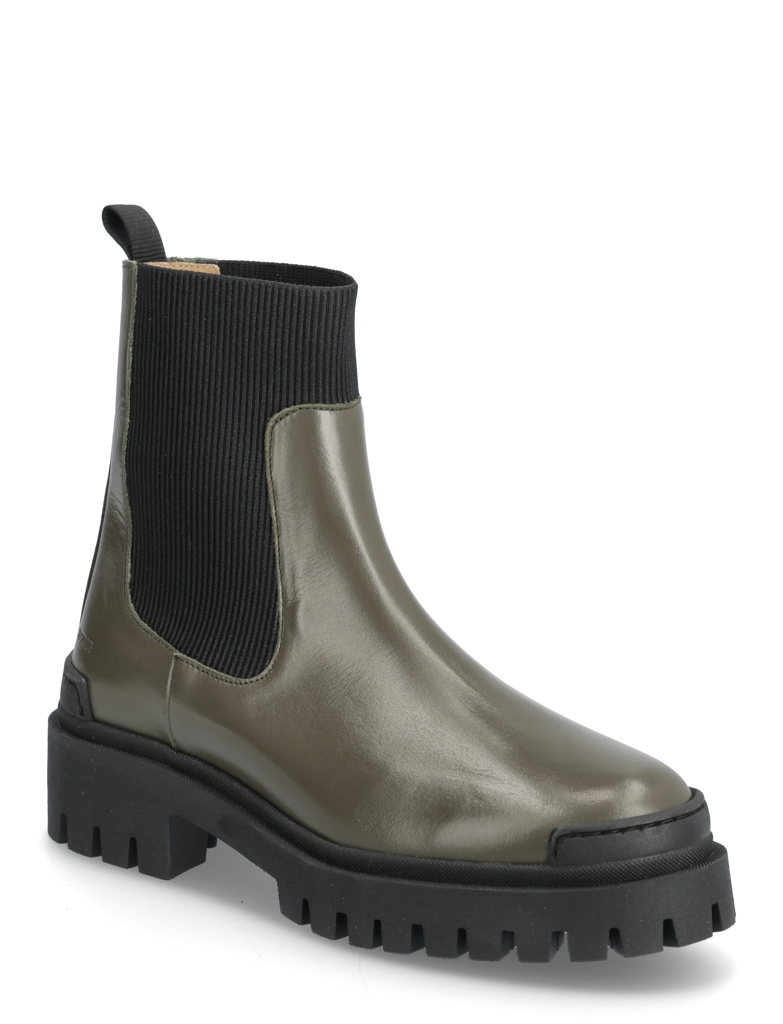 ANGULUS Booties - flat - with elastic - ANGULUS - 1446/019 OLIVE/ BLACK / khaki/green
