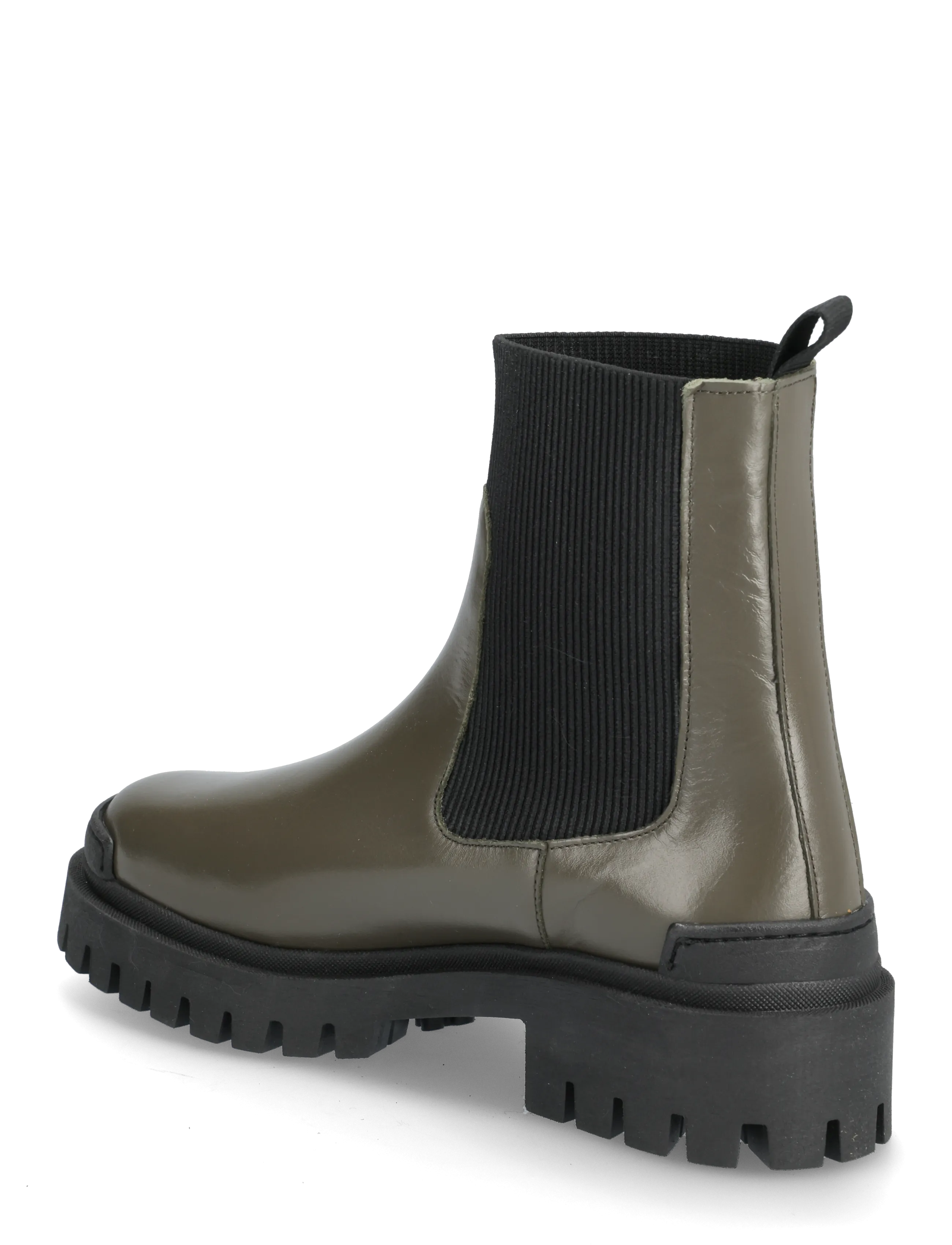ANGULUS - Booties - flat - with elastic - stiefel - 1446/019 olive/ black - 2