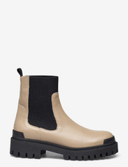 ANGULUS - Boots - flat - chelsea stila zābaki - 1571/019 beige/black - 1